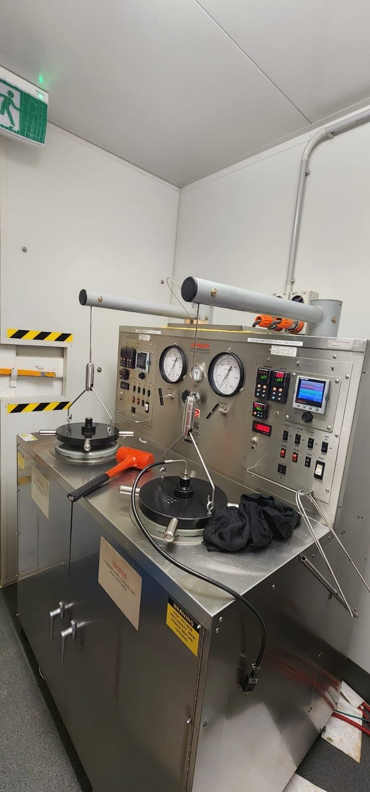 MBSC engineer carrying out laboratory testing