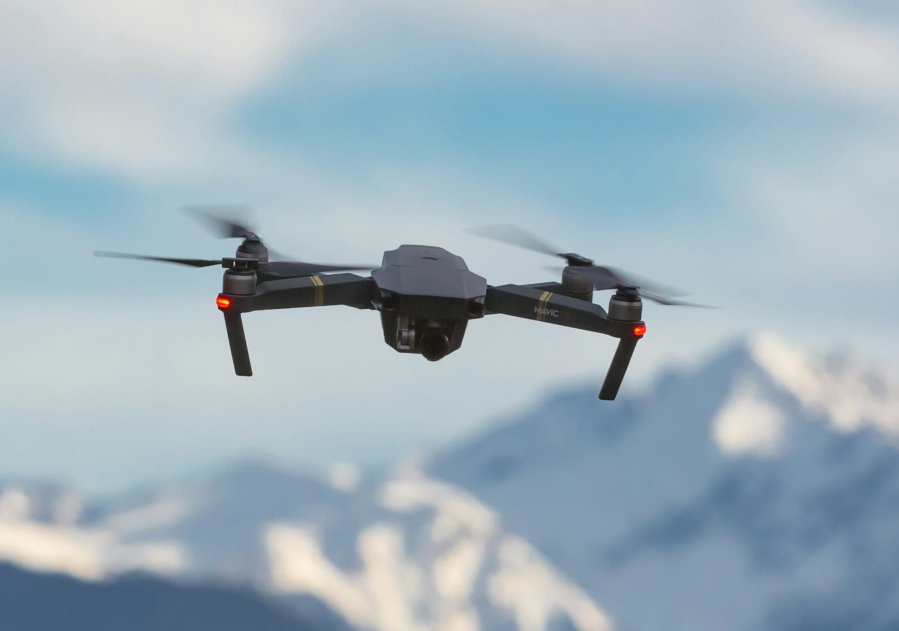 Survey drone in flight